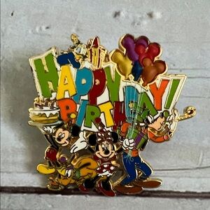 Disney Colorful Happy Birthday pin 2009